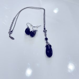 Necklace and earrings